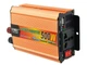 Перетворювач UKC авто інвертор 12В-220В 500W + USB Gold - зображення 3