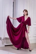 Вечернее винное платье в пол FashionYouWant XXXL винный 43372338 - изображение 3