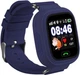 Детские телефон-часы с GPS трекером UWatch Q100 темно-синие - изображение 1