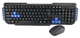 Русская игровая беспроводная клавиатура + мышка Dellta EM1200 - изображение 1