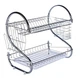Універсальна стійка для сушіння та зберігання посуду kitchen storage rack - зображення 5