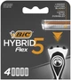 Сменные картриджи для бритья (лезвия) мужские BIC Flex 5 Hybrid 4 шт (3086123644885) - изображение 2