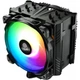 Кулер процессорный Enermax ETS-T50 AXE ARGB (ETS-T50A-BK-ARGB), Intel: 2066/2011-3/2011/1200/1150/1151/1155/1156/1366/775, AMD: FM1/FM2/FM2+/AM2/AM2+/AM3/AM3+/AM4, 160x138.7x112.5мм, черный, 3 pin, 4-pin - изображение 2