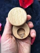 Шкатулка коробка футляр из дерева для свадебных колец помолвки (457821-Т) - изображение 1