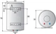 Бойлер Thermo Alliance SLIM верт. 50 л сухой ТЭН 2,0 кВт D50V20J(D)1-K - изображение 3