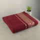 Набор махровых полотенец 3шт GM Textile 50х90см, 50х90см, 70х140см Caesar 450г/м2 (Бордовый) - изображение 2
