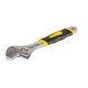 Ключ разводной MASTERTOOL GM 250 мм, 0 - 38 мм, с двухкомпонентной ручкой, переставная губка (76-0423) - изображение 1