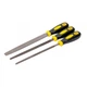 Напильники по металлу MASTERTOOL GM 3 шт, 200 мм, плоский/круглый/трёхгранный (06-0210) - изображение 1