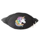 Сумка Бананка Єдиноріг 0011 (Unicorn) на пояс Cappuccino EDN 0011 black чорний - зображення 1