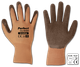 Рукавички захисні PERFECT GRIP BROWN латекс, розмір 9 - зображення 2