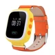 Детские телефон-часы с GPS трекером UWatch Q100 желтые - изображение 2
