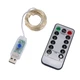 Светодиодная гирлянда 5 метров с USB и пультом ДУ Теплый свет - изображение 3