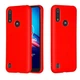 Захисний чохол Deexe Silicone Case для Motorola Moto E6S / Moto E6i - Red - зображення 1
