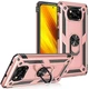 Противоударный чехол с подставкой Deexe Armor Case для Xiaomi Poco X3 / Poco X3 Pro - Rose Gold - изображение 2