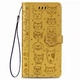 Чохол Embossed Cat and Dog для Xiaomi Redmi Note 8 Pro книжка шкіра PU Yellow - зображення 3