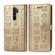 Чохол Embossed Cat and Dog для Xiaomi Redmi Note 8 Pro книжка шкіра PU Gold - зображення 2
