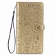 Чохол Embossed Cat and Dog для Xiaomi Redmi Note 8 Pro книжка шкіра PU Gold - зображення 3