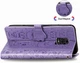 Чохол Embossed Cat and Dog для Xiaomi Redmi Note 9 Pro книжка шкіра PU Purple - зображення 5