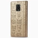 Чохол Embossed Cat and Dog для Xiaomi Redmi Note 9 Pro книжка шкіра PU Gold - зображення 4