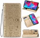 Чехол Embossed Cat and Dog для Xiaomi Redmi 7 книжка кожа PU Gold - изображение 1