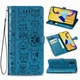 Чехол Embossed Cat and Dog для Samsung Galaxy M21 / M215 книжка кожа PU Blue - изображение 1