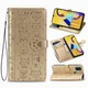 Чехол Embossed Cat and Dog для Samsung Galaxy M21 / M215 книжка кожа PU Gold - изображение 1