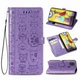 Чохол Embossed Cat and Dog для Samsung Galaxy M31 / M315 книжка шкіра PU Purple - зображення 1