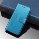 Чехол Clover для Xiaomi Redmi 12C книжка кожа PU с визитницей голубой - изображение 6
