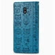 Чехол Embossed Cat and Dog для Xiaomi Redmi 8A книжка кожа PU Blue - изображение 4