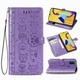 Чехол Embossed Cat and Dog для Samsung Galaxy M21 / M215 книжка кожа PU Purple - изображение 1