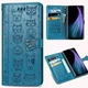 Чехол Embossed Cat and Dog для Xiaomi Redmi 7A книжка кожа PU Blue - изображение 6