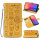 Чохол Embossed Cat and Dog для Xiaomi Redmi 8A книжка шкіра PU Yellow - зображення 1