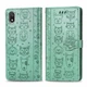 Чохол Embossed Cat and Dog для Xiaomi Redmi 7A книжка шкіра PU Mint - зображення 2