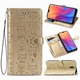 Чехол Embossed Cat and Dog для Xiaomi Redmi 8A книжка кожа PU Gold - изображение 1