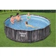 Круглый каркасный бассейн Bestway 5614Z (427х100 см) Wood Style Frame Pool - изображение 2