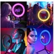 Селфи-лампа LED кольцевая 45см MJ18 RGB+ штатив - изображение 5