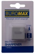 Точилка CUBE Buromax RUBBER TOUCH 1 шт. контейнер (BM.4757-1) - изображение 1