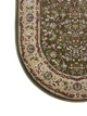 Классический ковер с иранским дизайном Iranian Star 0,8х1,5 м. Овал L_GREEN 2661A - изображение 2