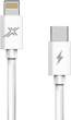 Кабель Grand-X Type-C - Lightning Fast Charge for iPhone 20W White (5902768707151) - зображення 1