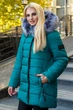 Зимняя куртка Miorichi Simona 46 Изумруд (01039-green46) - изображение 4