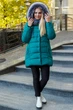 Зимняя куртка Miorichi Simona 46 Изумруд (01039-green46) - изображение 6