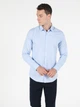 Рубашка хлопковая мужская Colin's CL1041350LBL XS Light Blue - изображение 1