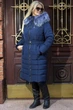 Зимняя куртка Miorichi Милена 58 Синий (04004-si-blue58) - изображение 1