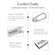 USB Флешка для компьютера 64ГБ Super DuoDuo 64gb металлическая флешка с карабином Серебристый - изображение 3