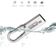 USB Флешка для компьютера 64ГБ Super DuoDuo 64gb металлическая флешка с карабином Серебристый - изображение 5