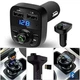 Автомобильный FM модулятор Car X8 bluetooth + 2 USB 2.0A/1.1A трансмиттер Черный Беспроводное подключение (829696) - изображение 4