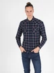 Рубашка хлопковая мужская Colin's CL1049816INV S Indigo - изображение 3