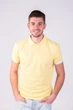 Футболка поло мужская TvoePolo однотонное XS Желтое (5718-04xs) - изображение 1