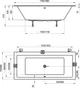 Ванна акриловая RAVAK Formy 01 Slim 170x75 C691300000 - изображение 3