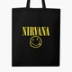 Еко сумка шопер на блискавці Nirvana (9227-1964) 41x35 см Чорний - зображення 2